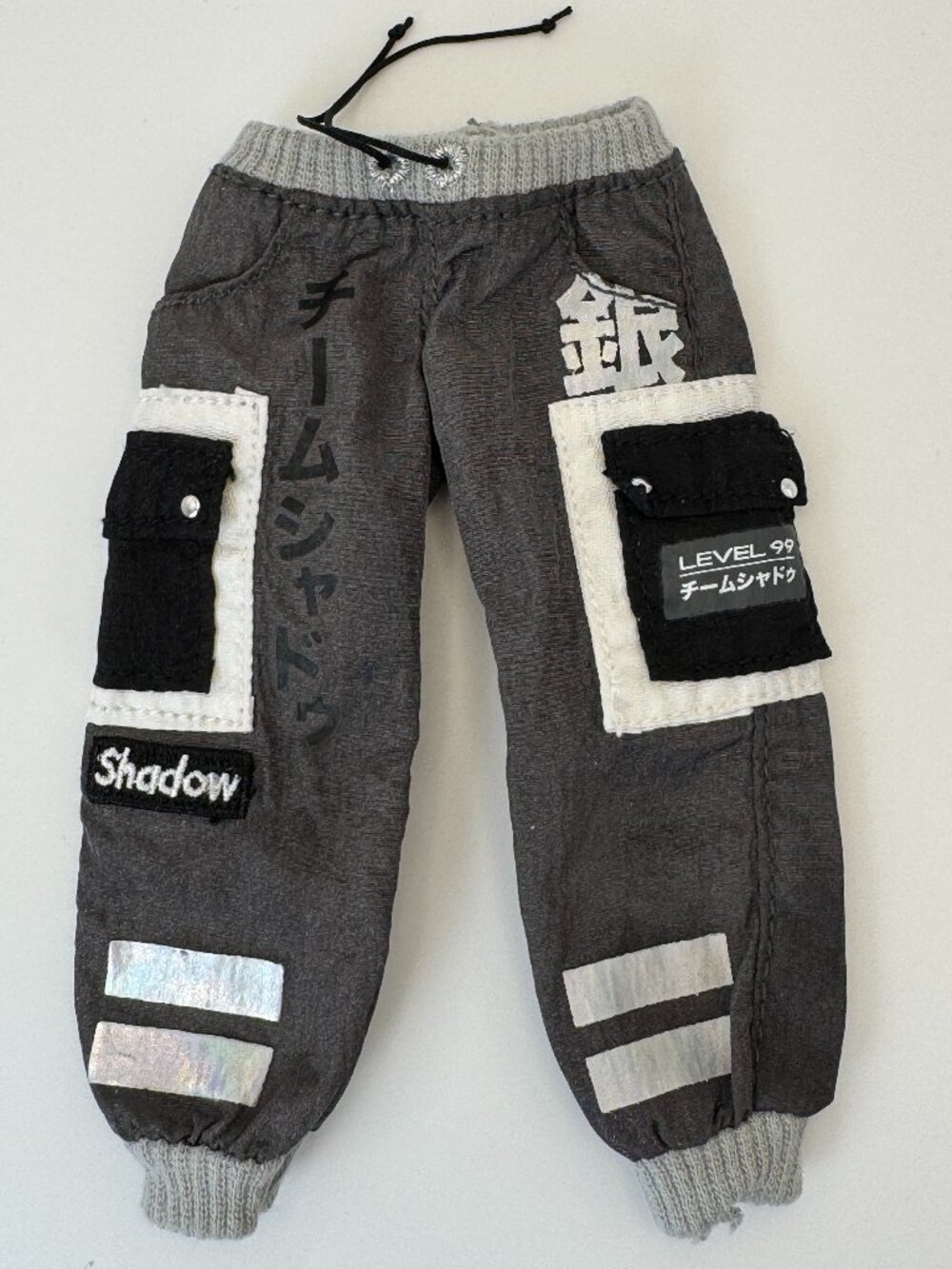 Rainbow Shadow High Ash Silverstone Cargo Pants Gray Black White Doll Clothing
